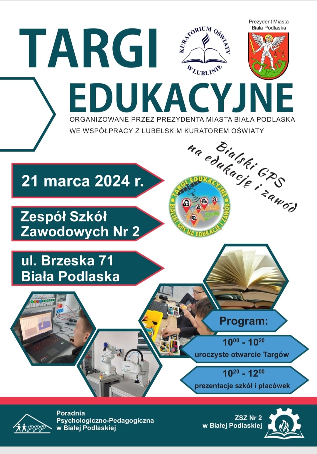 Plakat promujący Targi Edukacyjne 2024r.